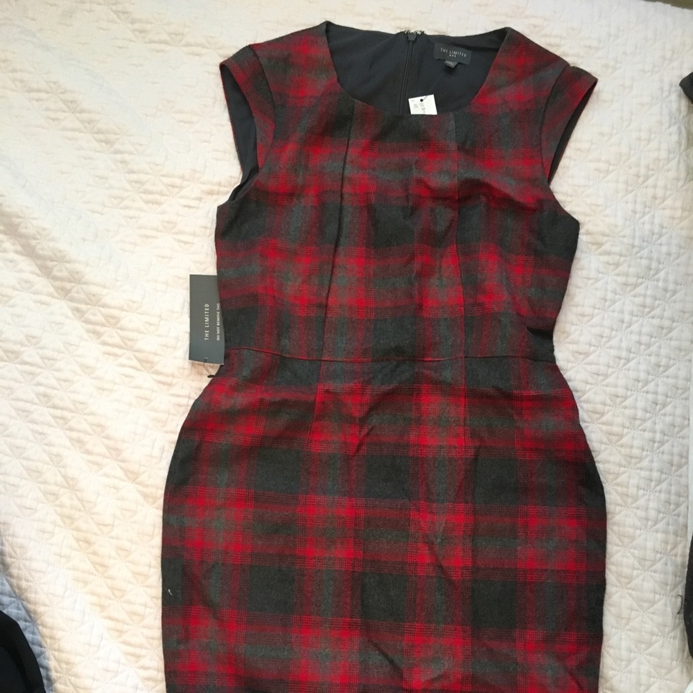 The limited sheath plaid dress 2
